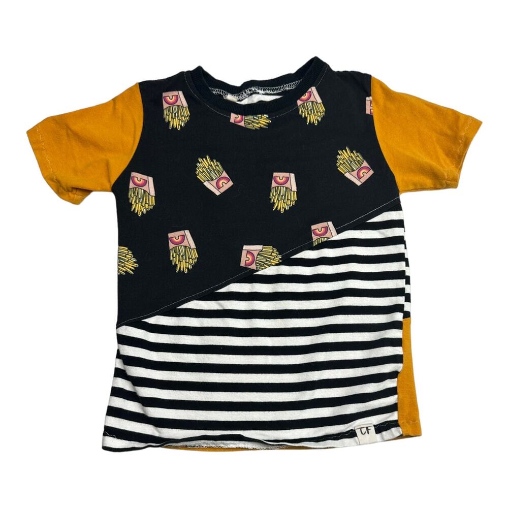 Kids Cheeky Face French Fry Shirt Size 4t